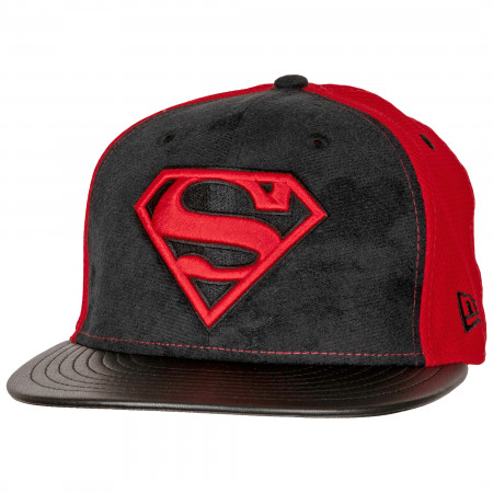 Supeman Superboy Black & Red New Era 59Fifty Fitted Hat